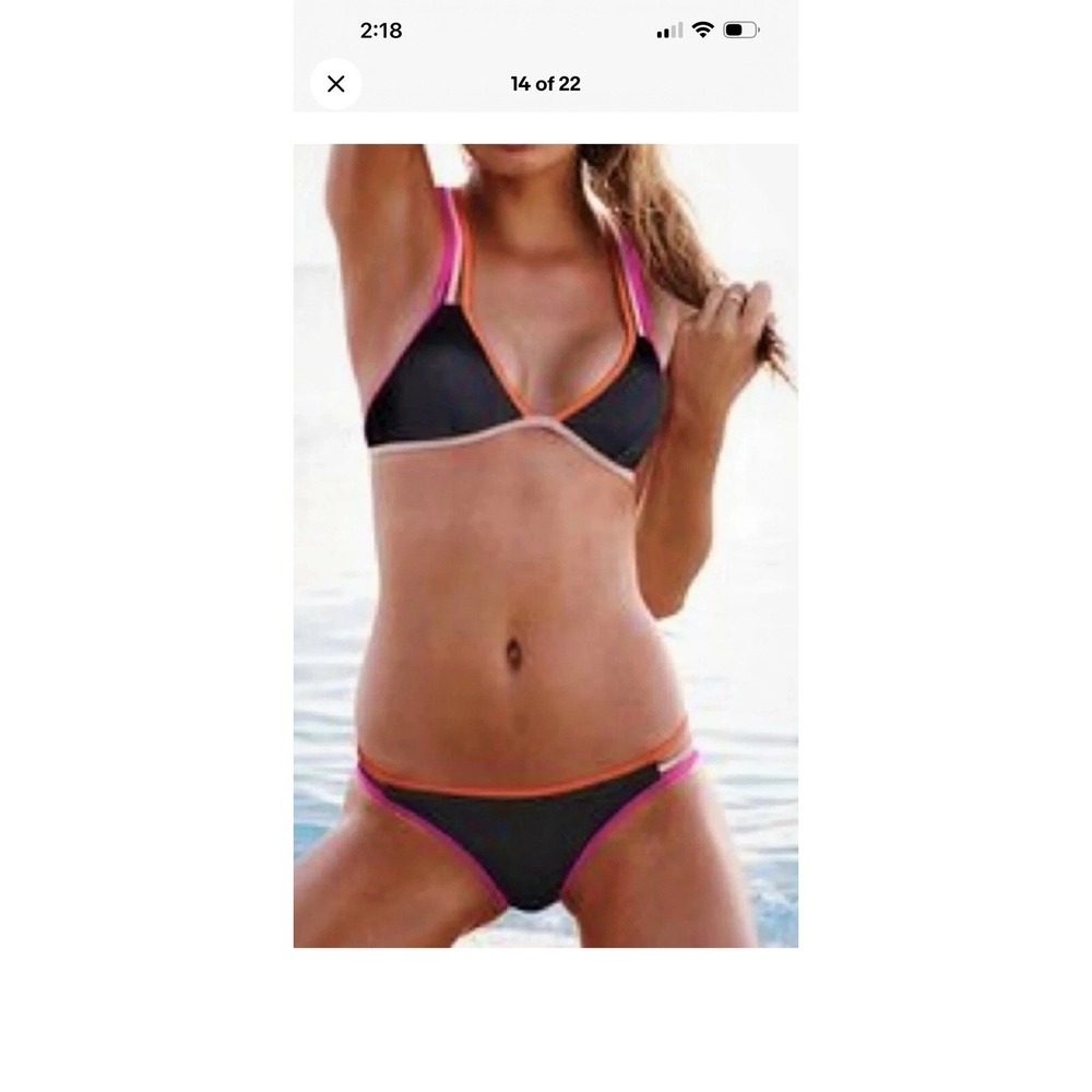 Victoria's Secret NEON & NEUTRAL " The Strappy Cheeky"  String Bikini Swim suit